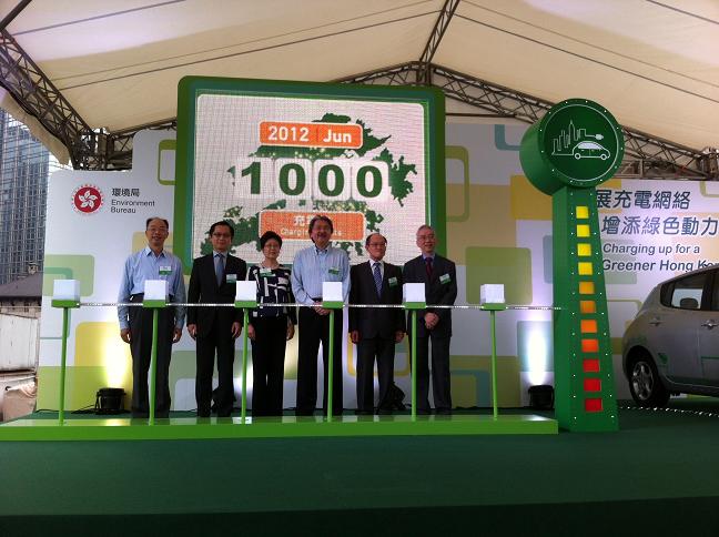 本港電動車充電點年中將增至1000個